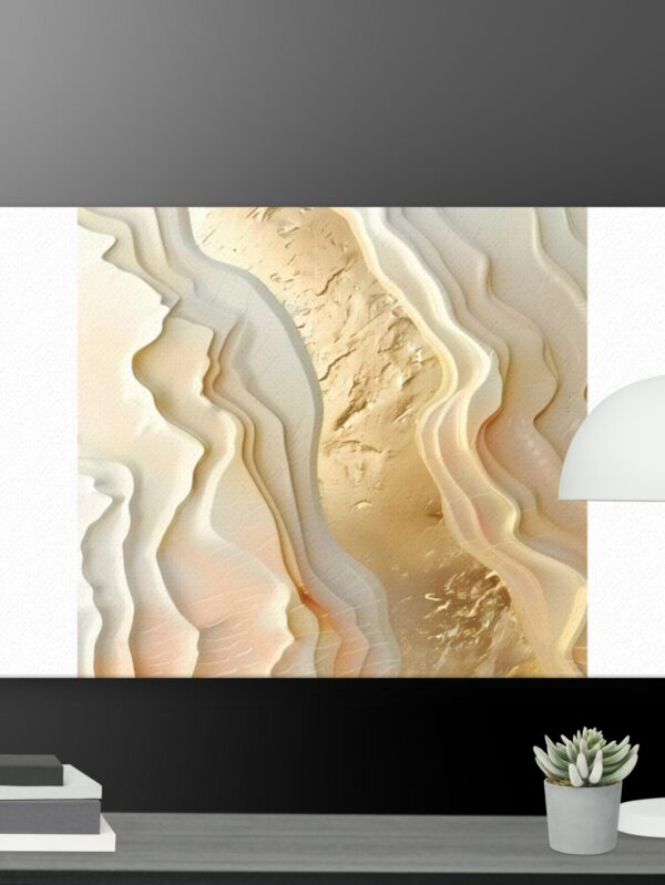 Gold sand effect canvas - 24×36