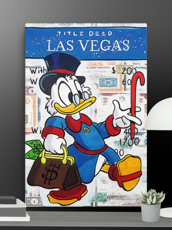 Duck Tale Vegas canvas - 24×36