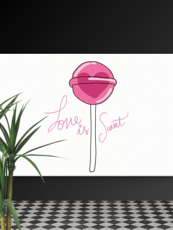 Love is sweet canvas - 24×36