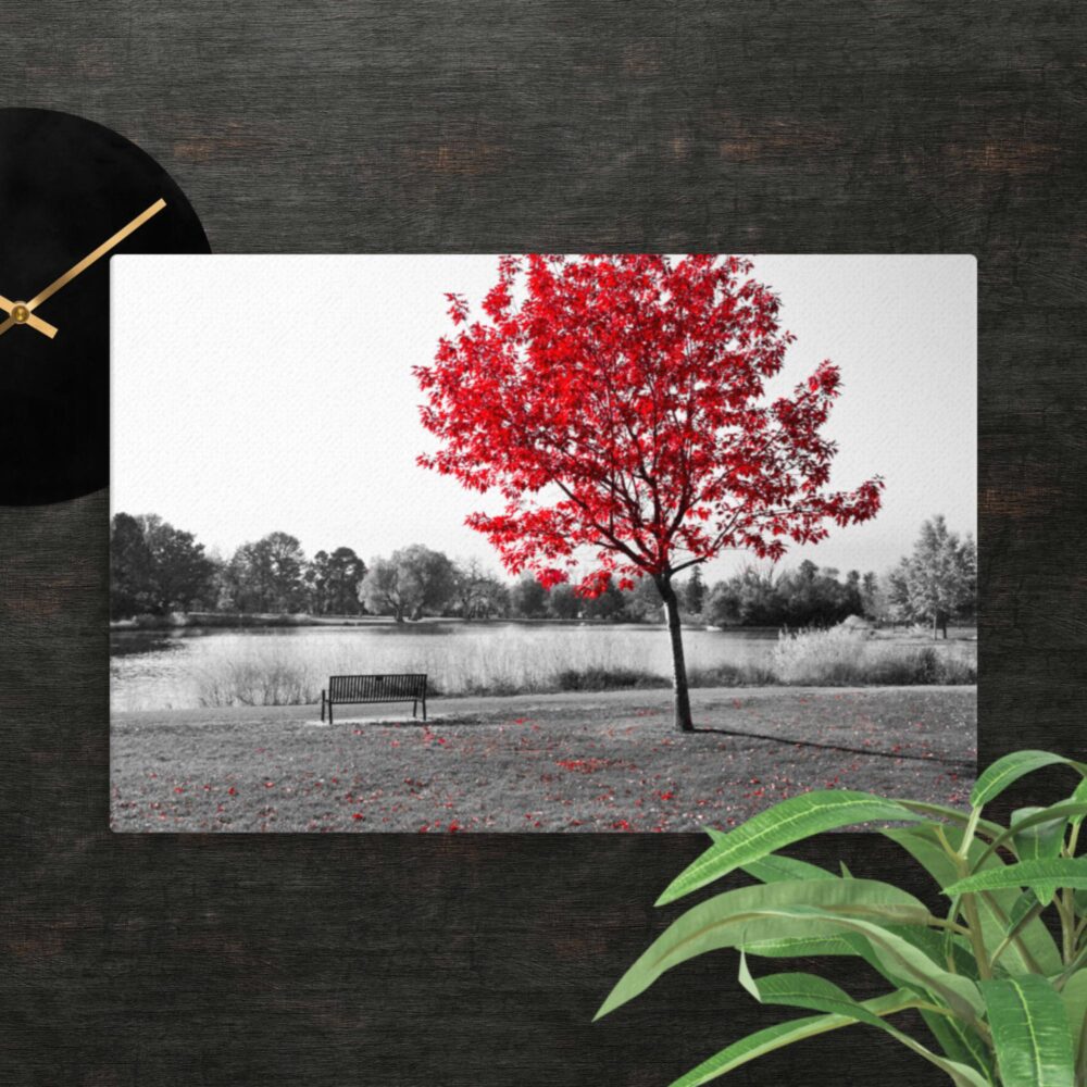 Red tree canvas - Image 6