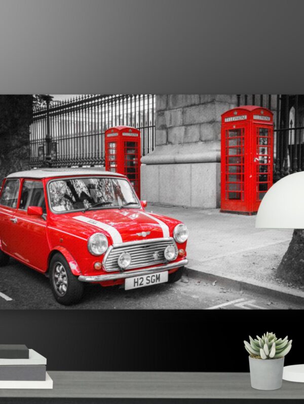 Red mini scene canvas - 24×36