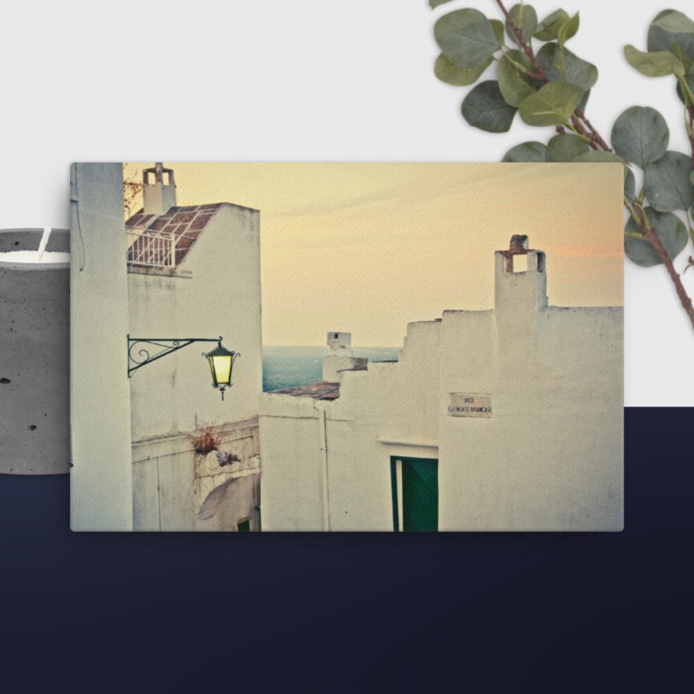 Italian Building Scene canvas - Image 6