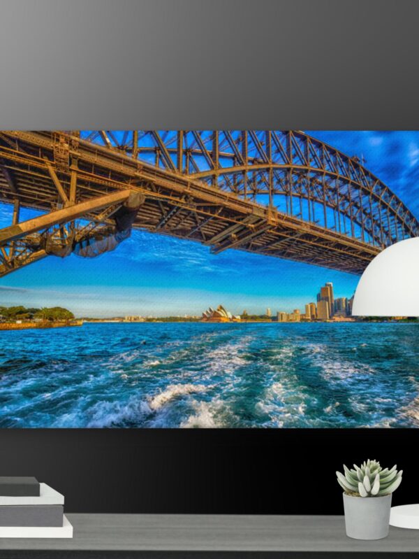Bridge scene canvas - 24×36