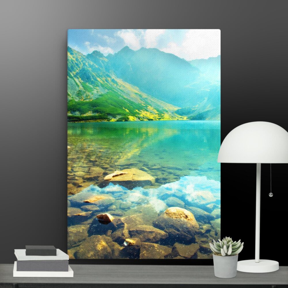 River scene canvas - Image 6
