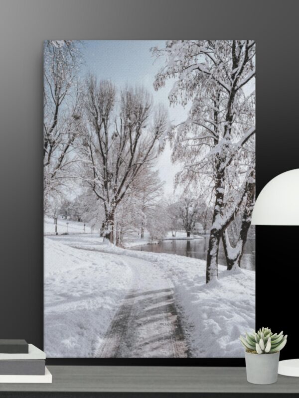 Wintery scene canvas - 24×36