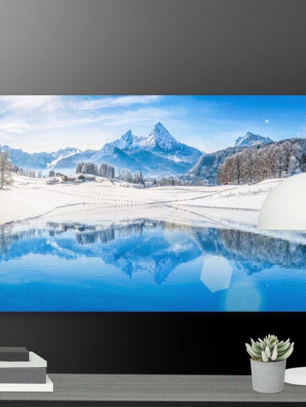 Snowy scene canvas - 24×36
