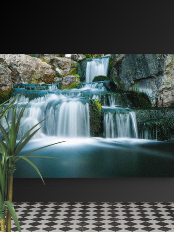 Multi waterfall scene canvas - 24×36