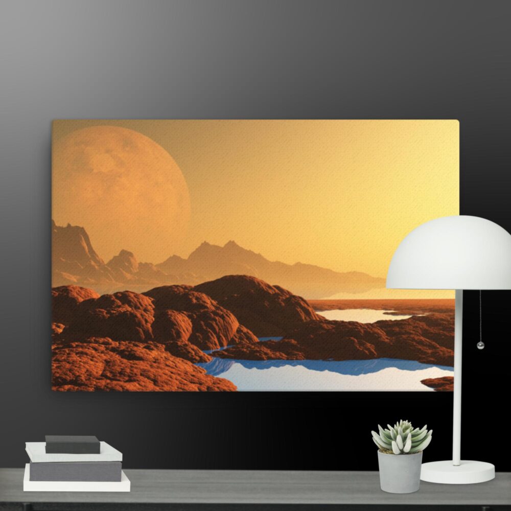 Sun over the dessert canvas - Image 6