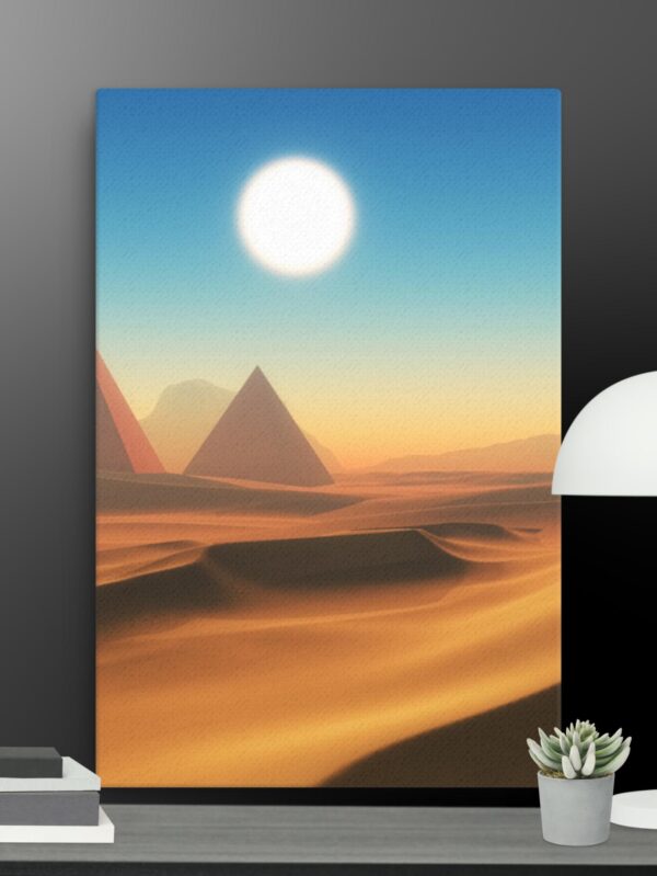 The pyramids canvas - 24×36
