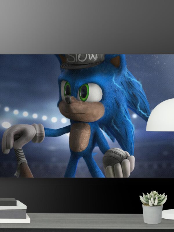 Sonic Hedgehog canvas - 24×36