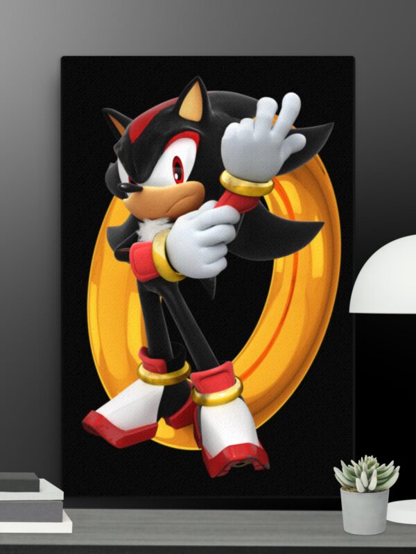 Black sonic canvas - 24×36