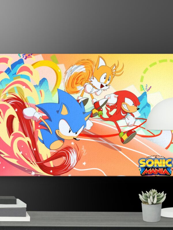 Sonic mania canvas - 24×36
