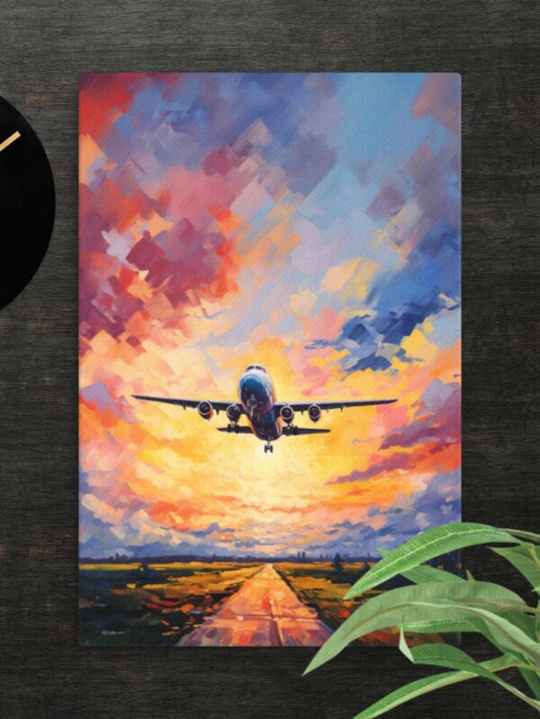 Bright Plane scene canvas - 24×36