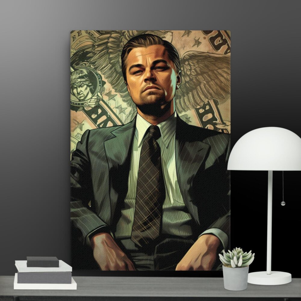 The wolf in wall street canvas - Image 3
