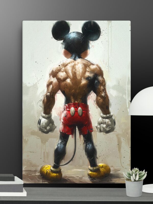 Boxing Mickey  canvas - 24×36
