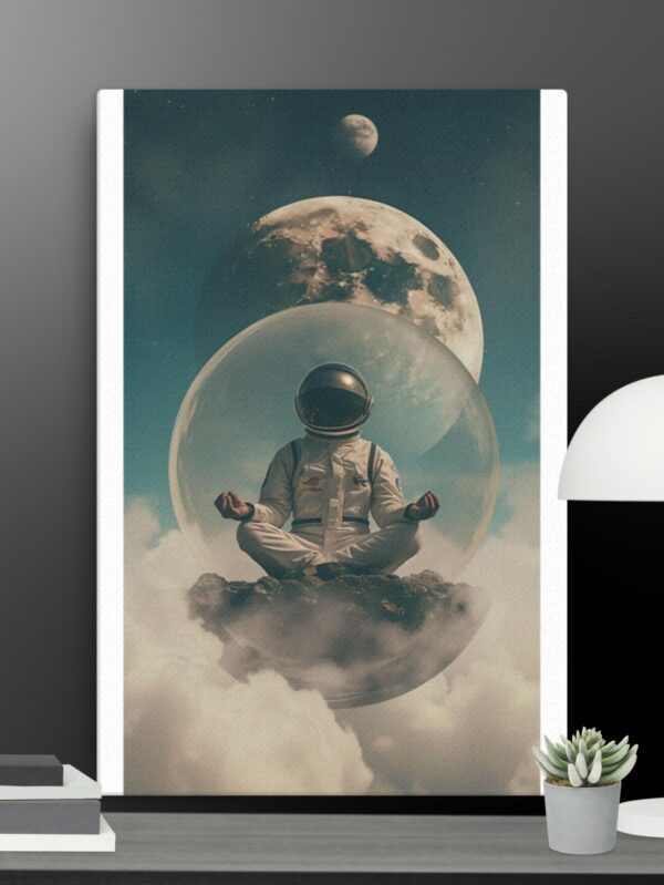 Astronaut relaxing canvas - 24×36