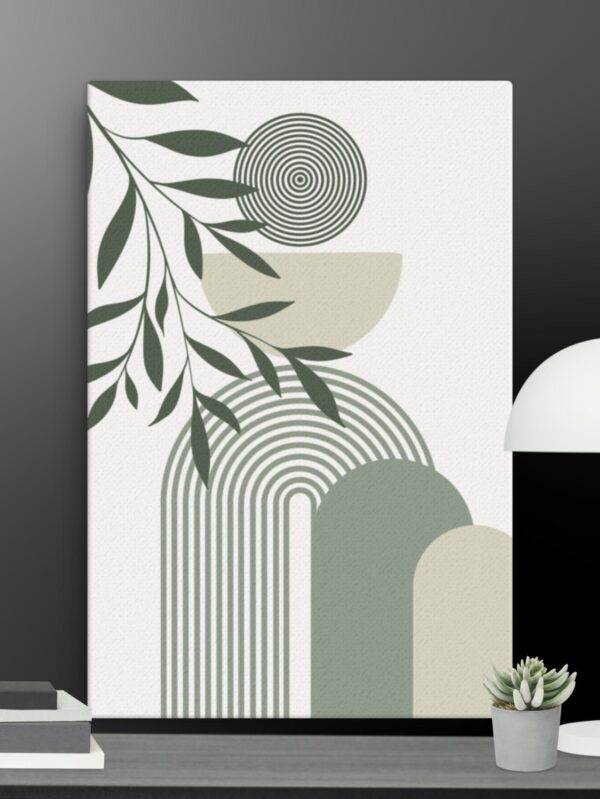 Bohemian green canvas - 24×36