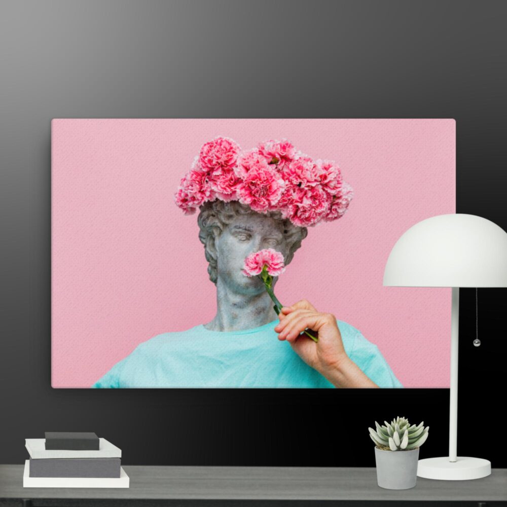 Funny sculpture canvas - Image 6