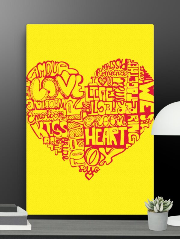 Amor love canvas - 24×36