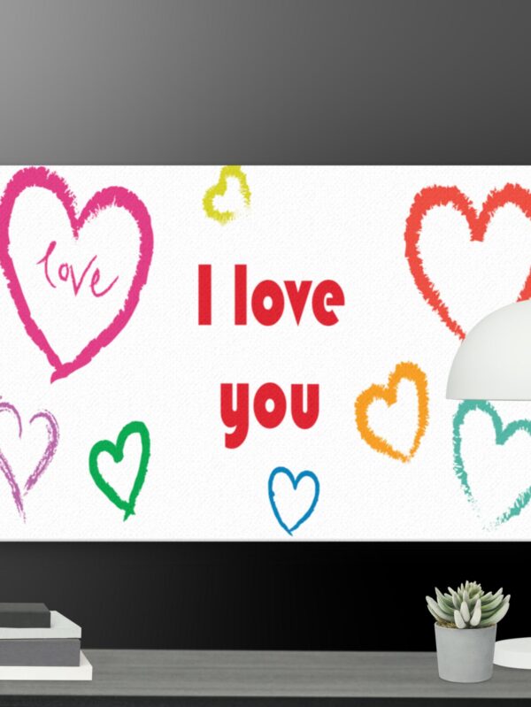 I love you  canvas - 24×36