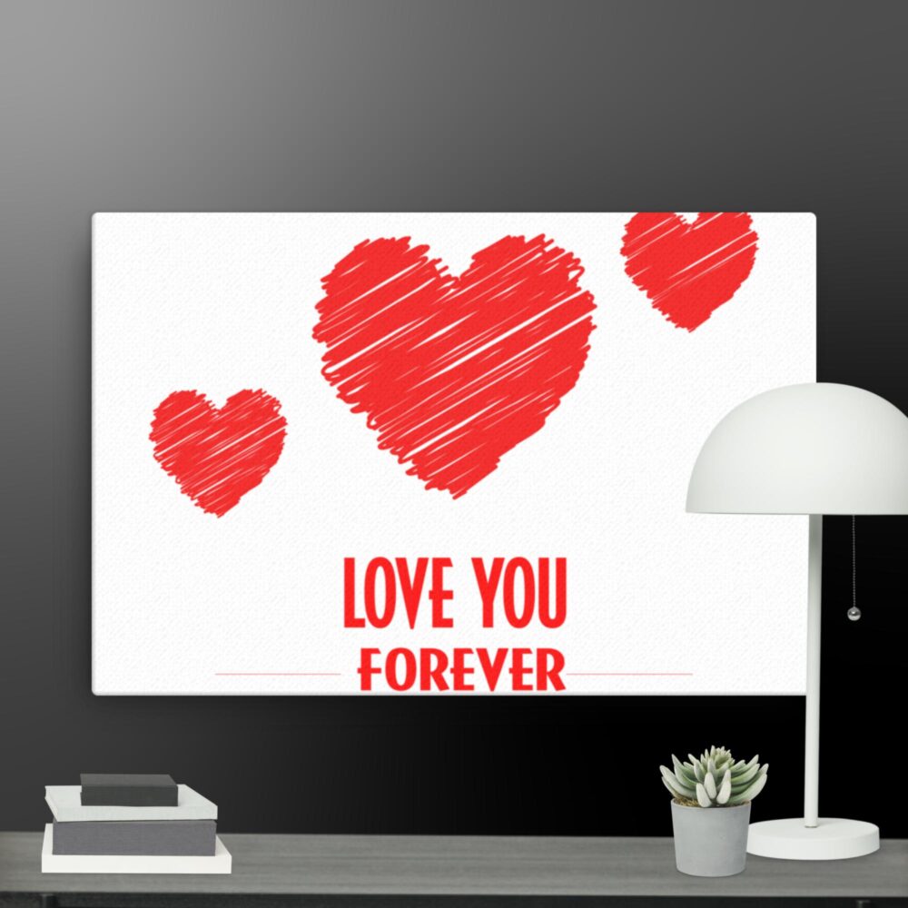 Love you forever canvas - Image 6