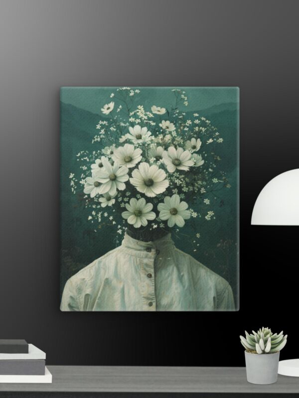Flower Head canvas - 8×10