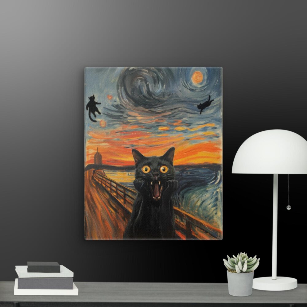 The black cats canvas - Image 3