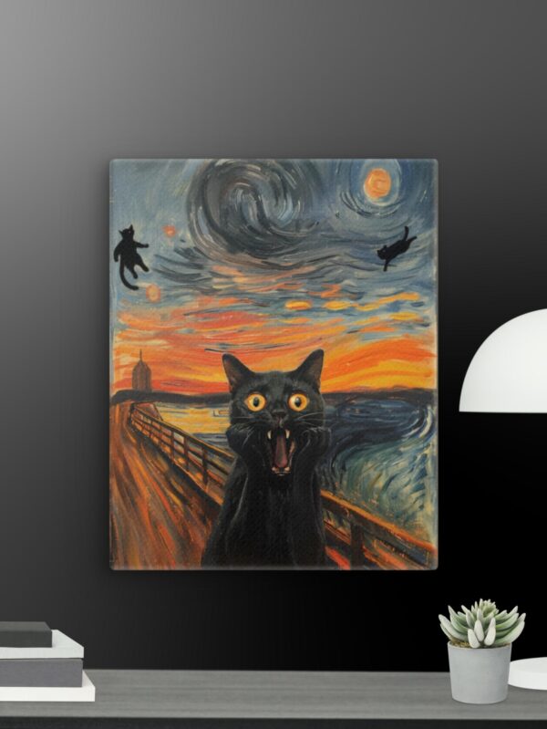 The black cats canvas - 8×10