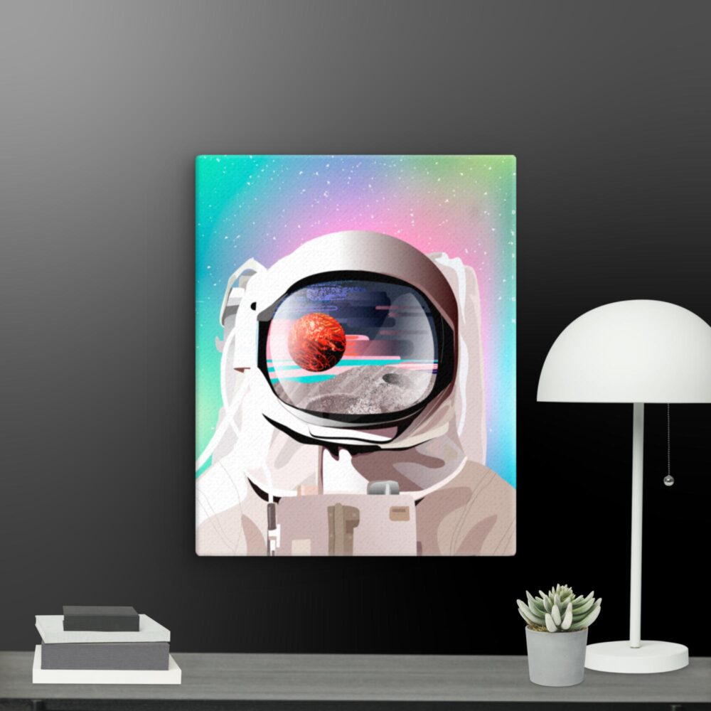 Mosaic Astronaut canvas - Image 5