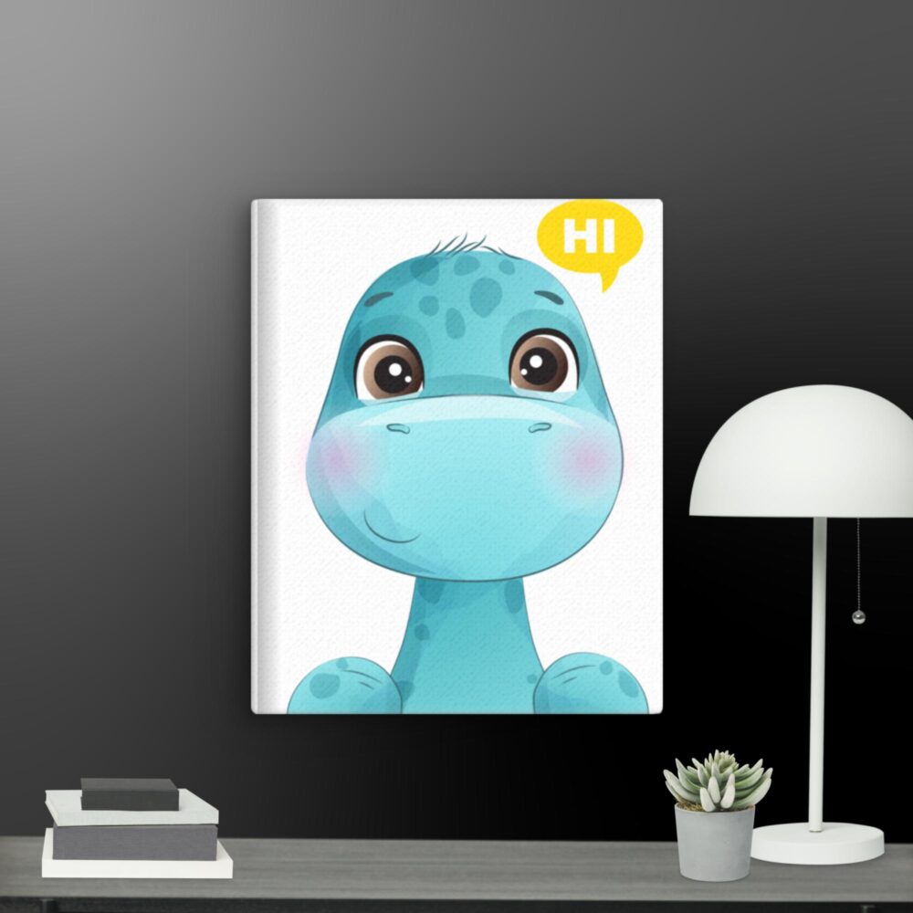 Dinosaur Hi canvas - Image 5