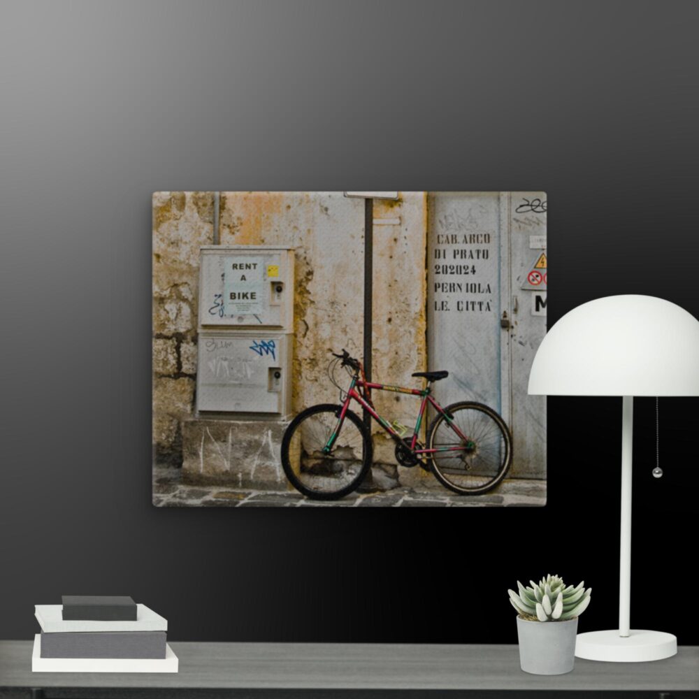 Italy Collection Bike Scene canvas - Image 7