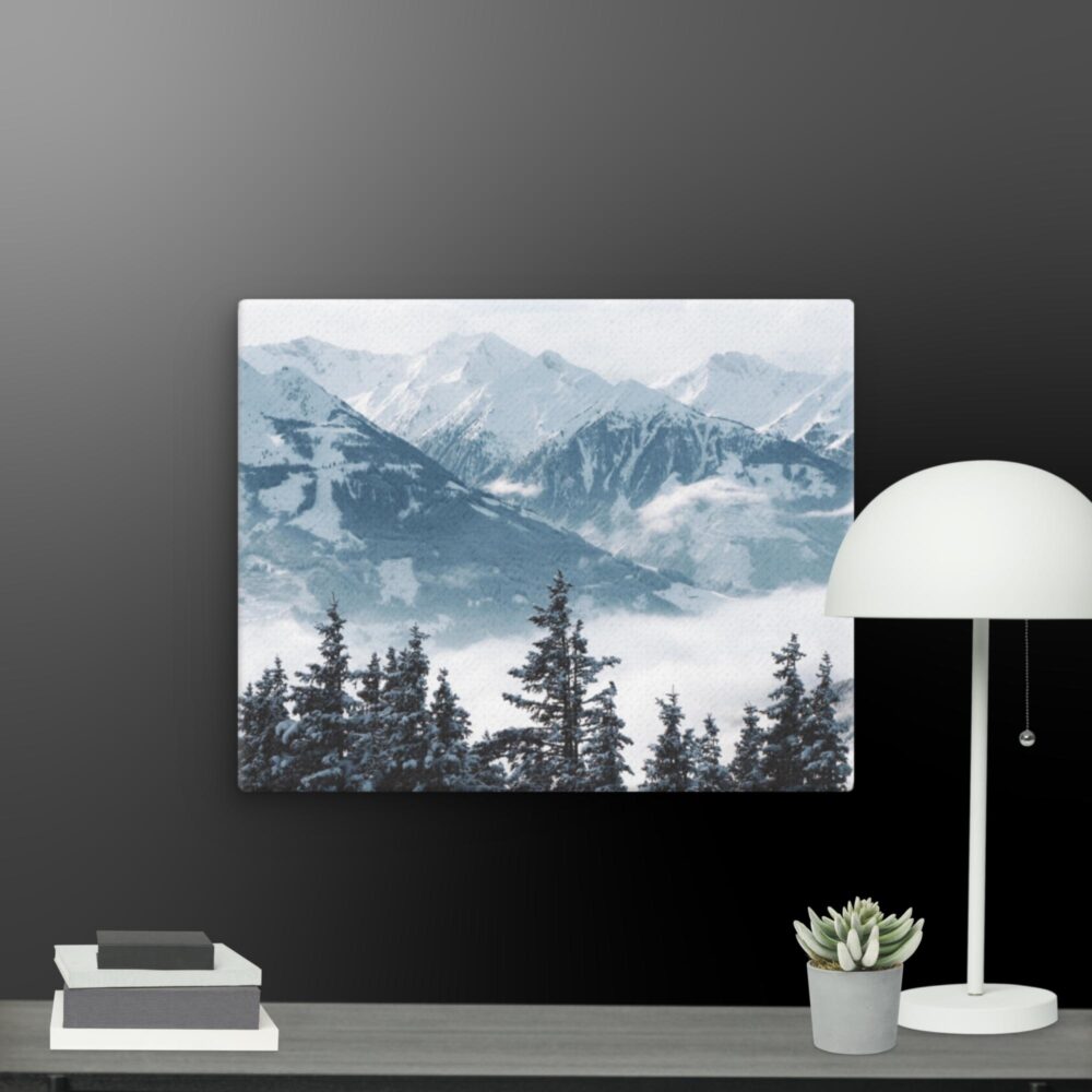 Mountain Scene canvas - Image 7
