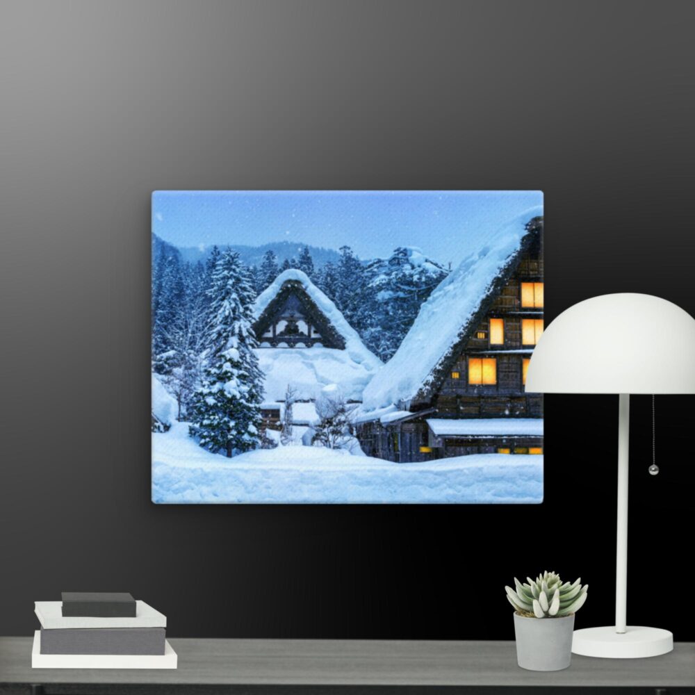 Snow Scene canvas - Image 7