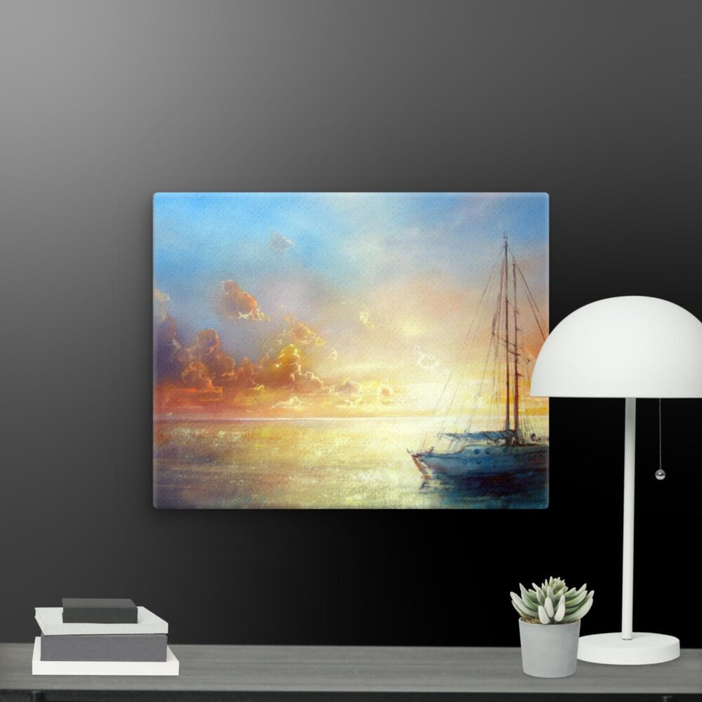 Ship at Sea canvas - Image 7