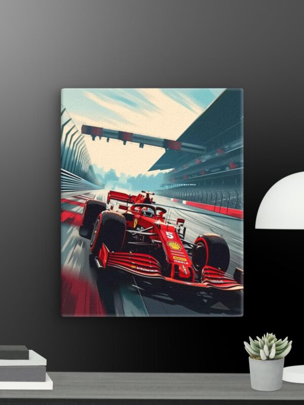 Ferrari Racing canvas - 8×10