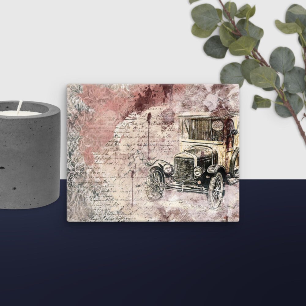 Vintage car canvas - Image 7