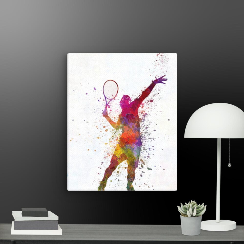 Tennis player canvas - Image 7