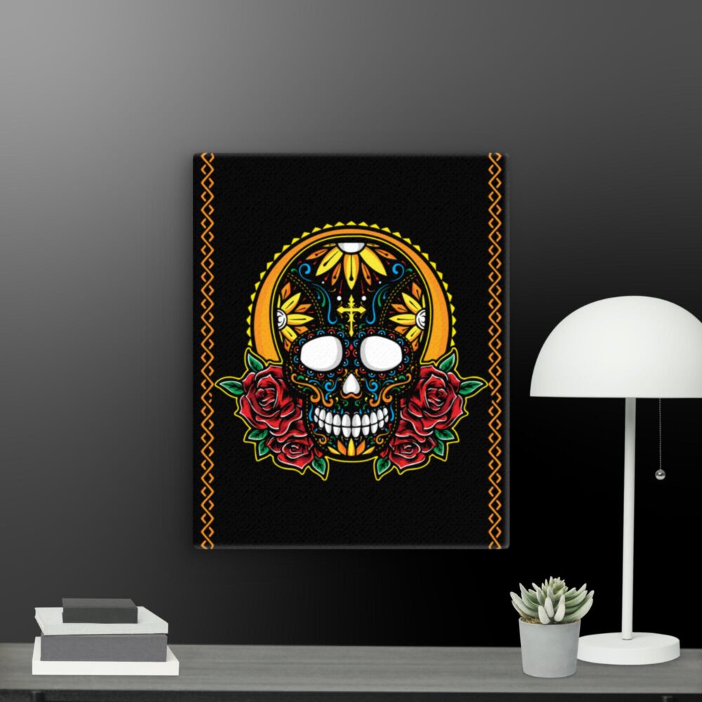 Religious skull canvas - Image 5