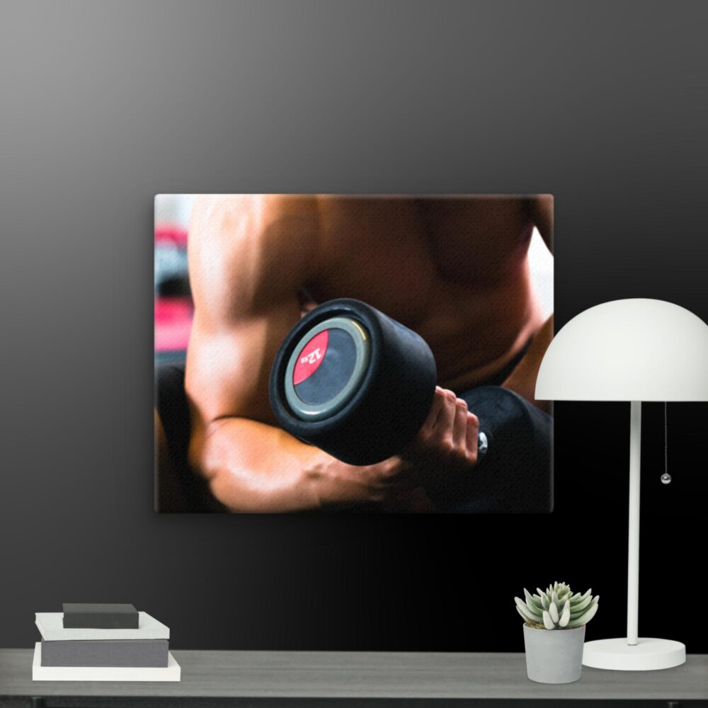 Gym scene canvas - Image 7
