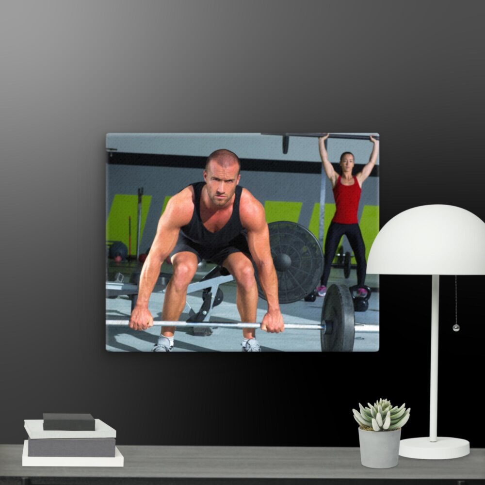 Lifting weights canvas - Image 7