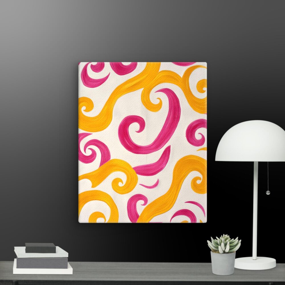 Spiral Abstract canvas