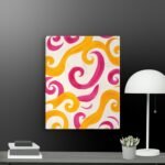 Spiral Abstract canvas