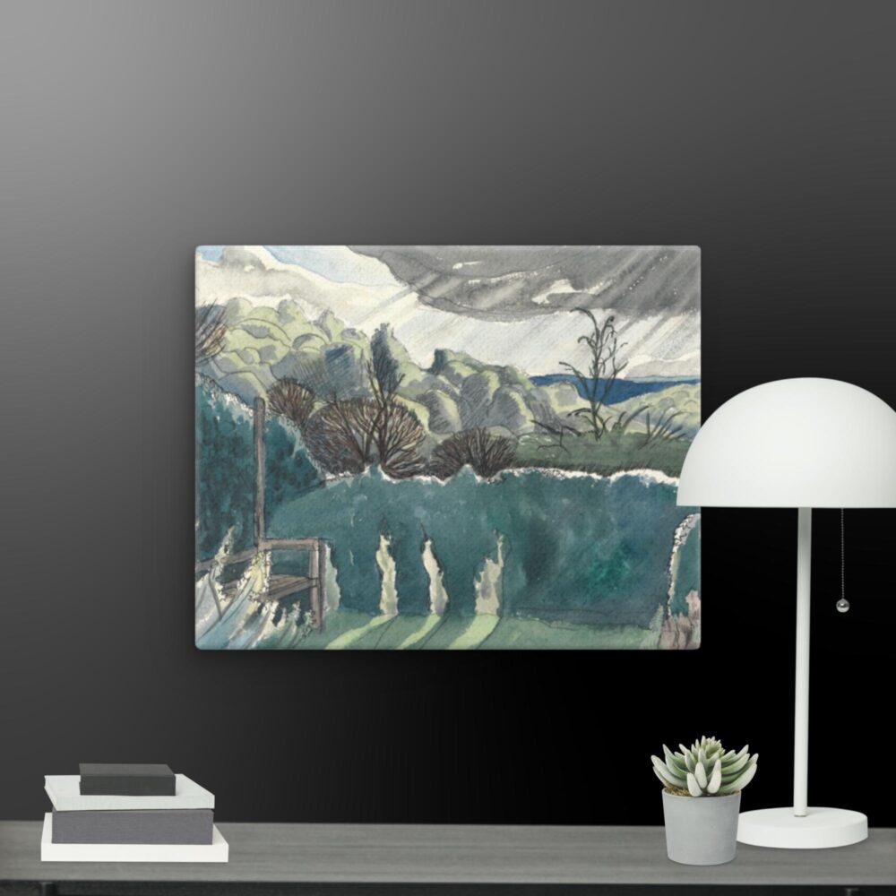 Landscape by Paul Nash canvas - Image 7