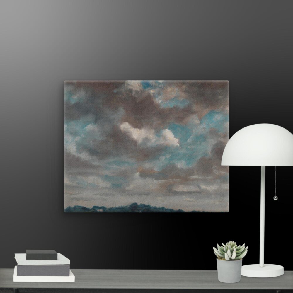 Grey clouds canvas - Image 7