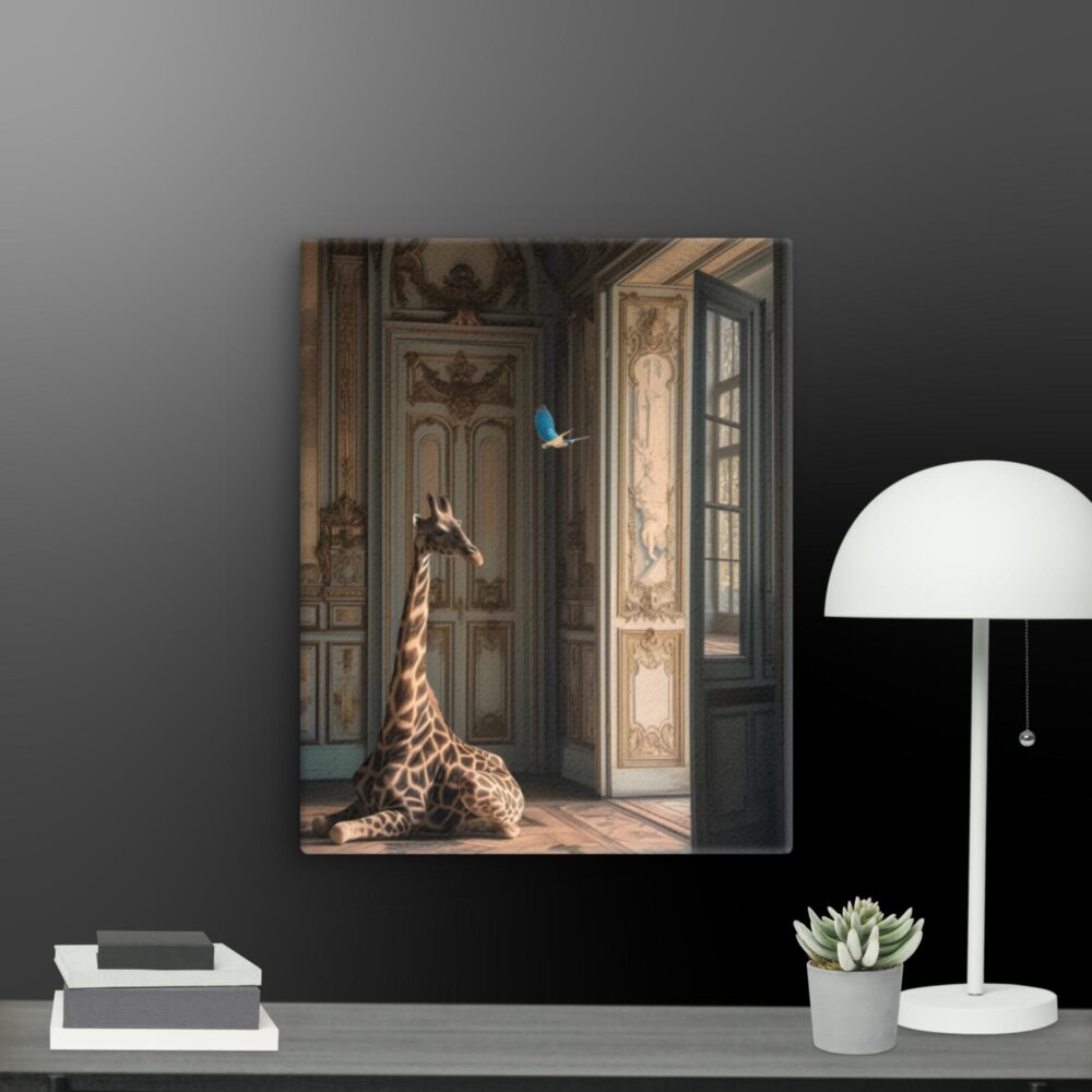 Giraffe Scene canvas - Image 5