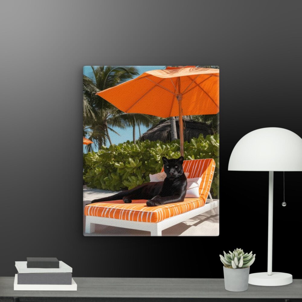 Chilled out panther canvas - Image 4