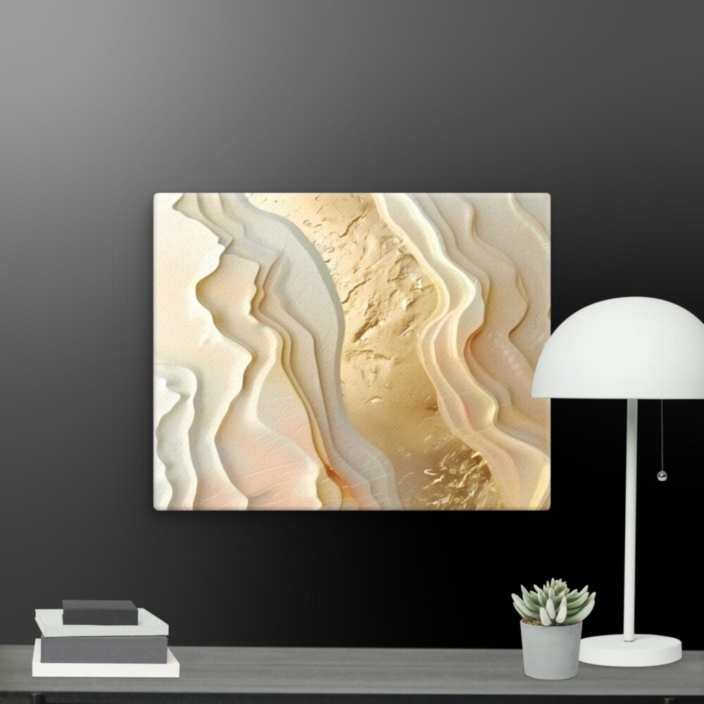 Gold sand effect canvas - Image 7