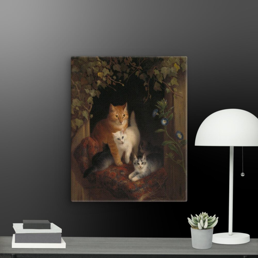 Cat family canvas - Image 5