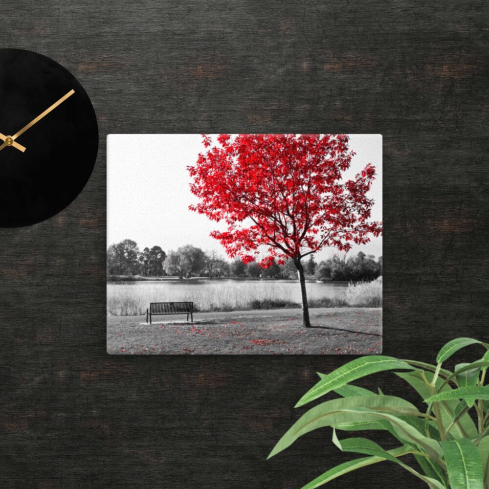Red tree canvas - Image 7