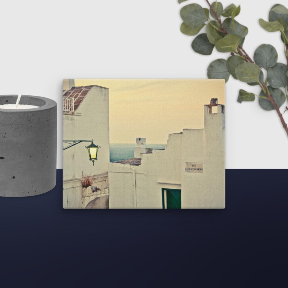 Italian Building Scene canvas - Image 7